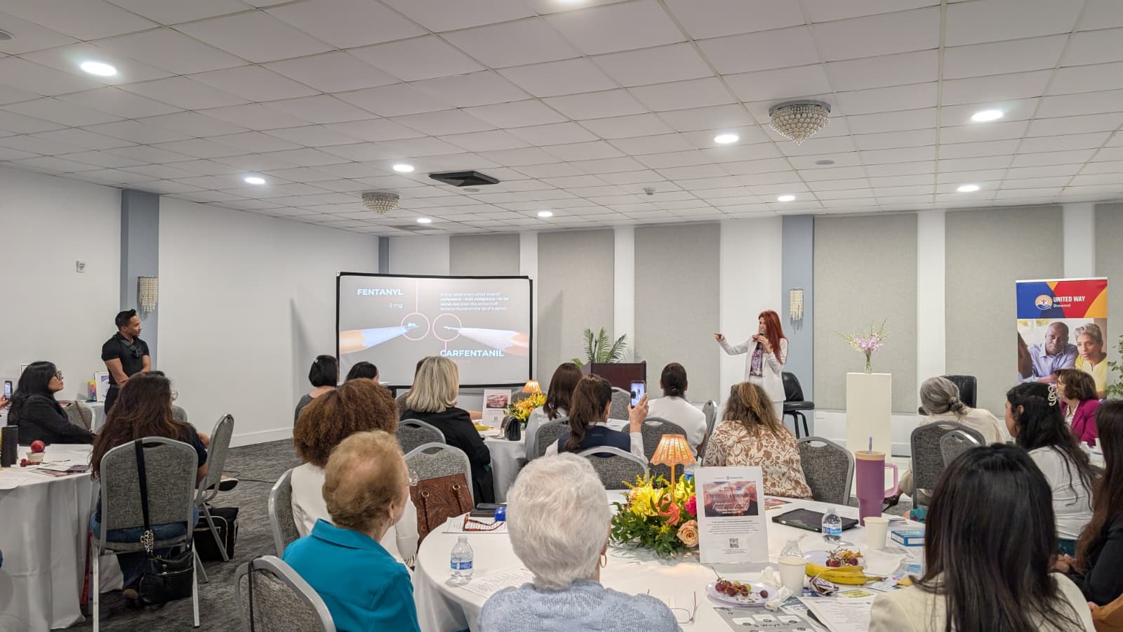 Iman’s Light archive · Mari shares Iman’s Light’s awareness mission at Hablando Entre Mujeres, United Way of Broward. Weston, August 28, 2026.