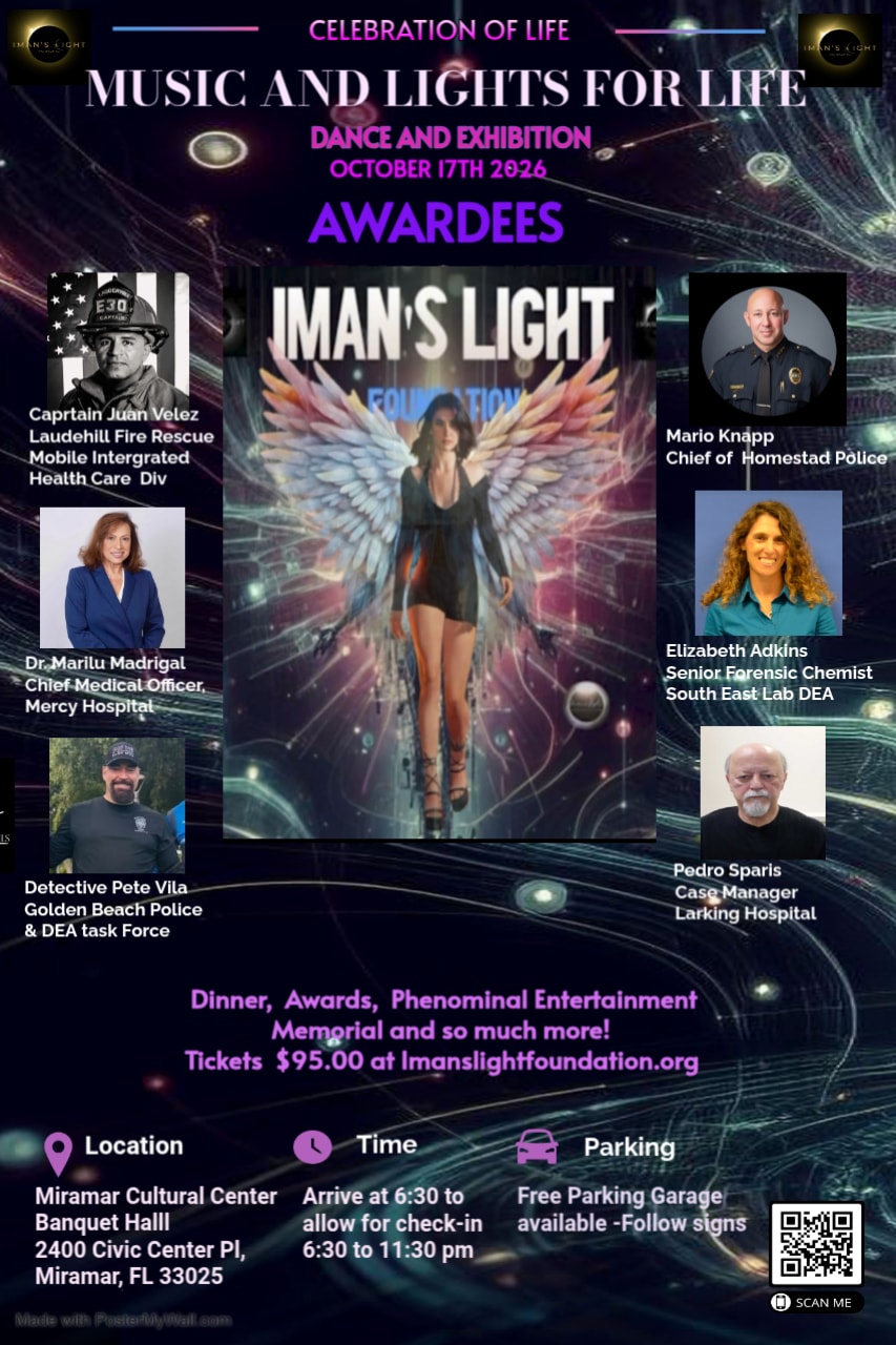 The six honorees of Music and Lights for Life 2026